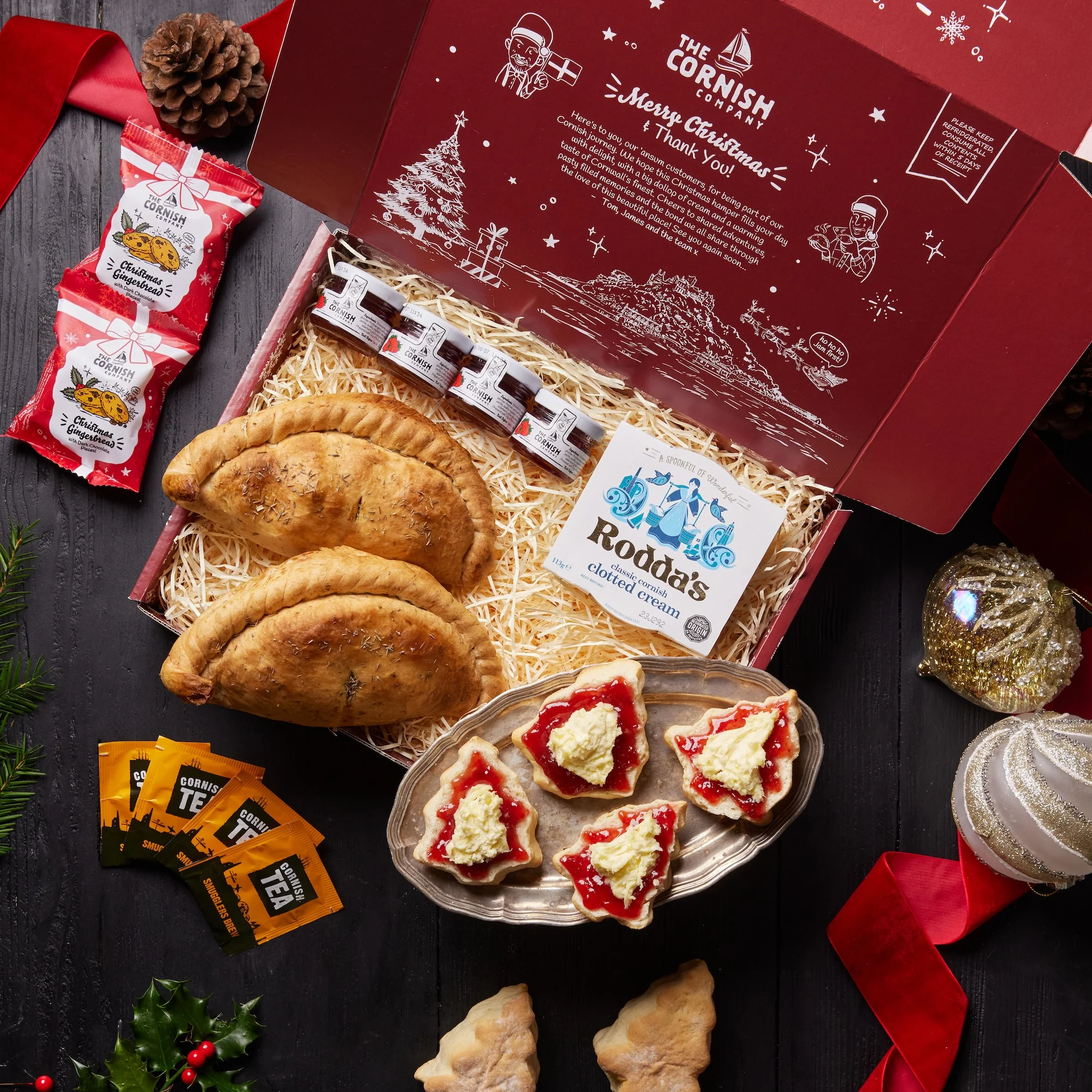 Christmas Pasty & Cream Tea Hamper - Image 3
