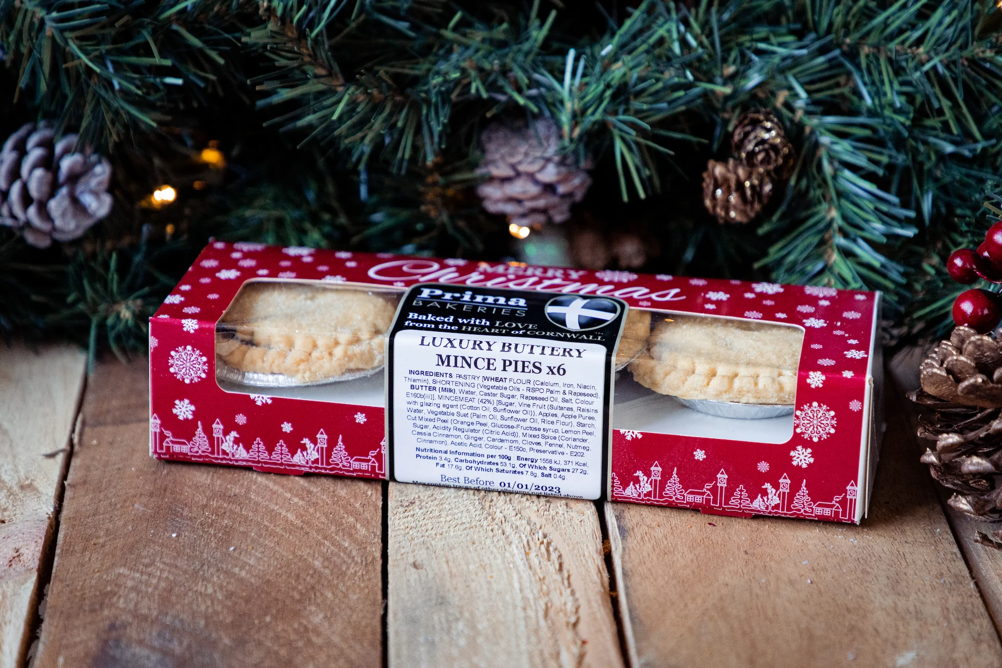 Luxury Mince Pies x 6 - Image 2