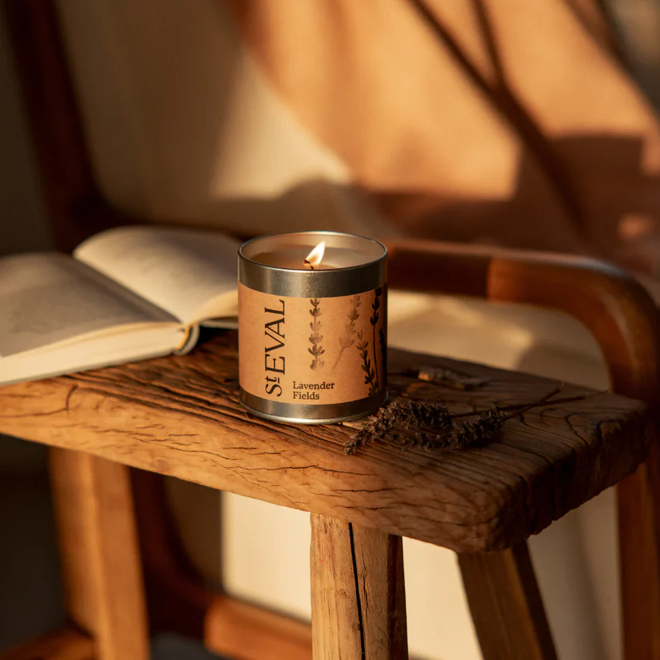 St Eval Lavender Scented Tin Candle - Image 4