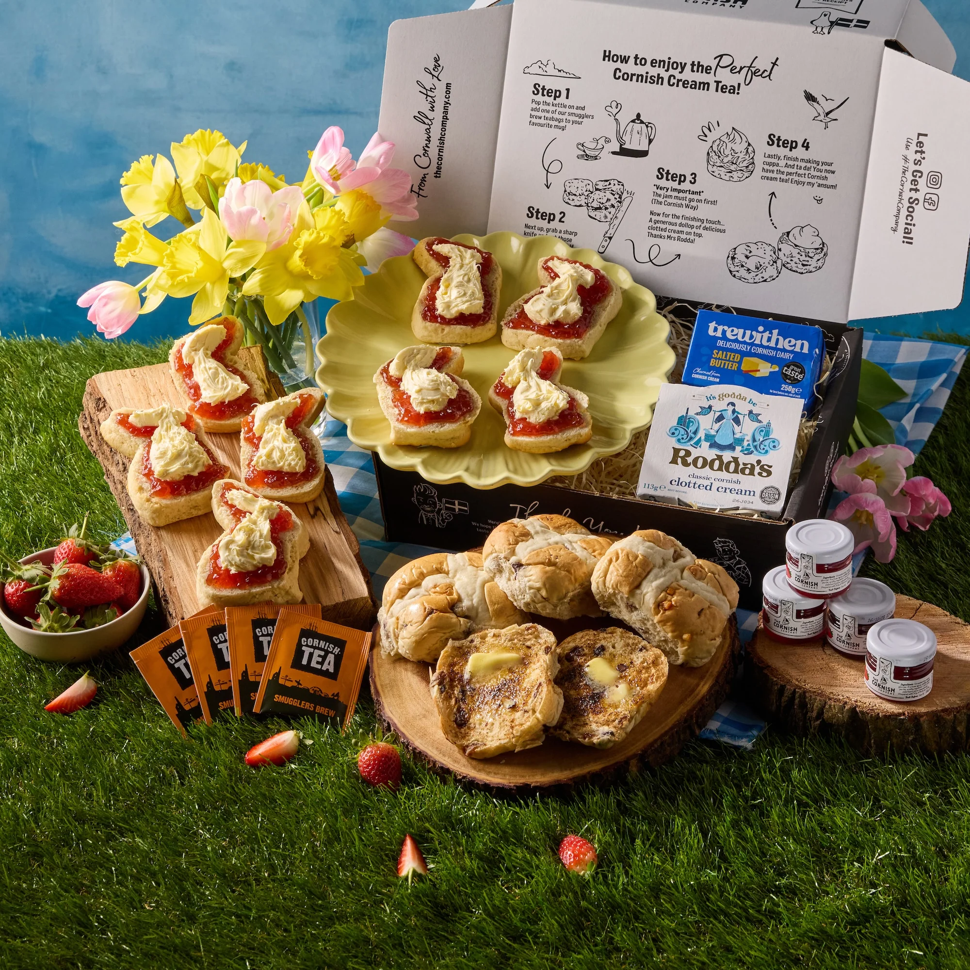 The Easter Cream Tea Hamper - Image 3