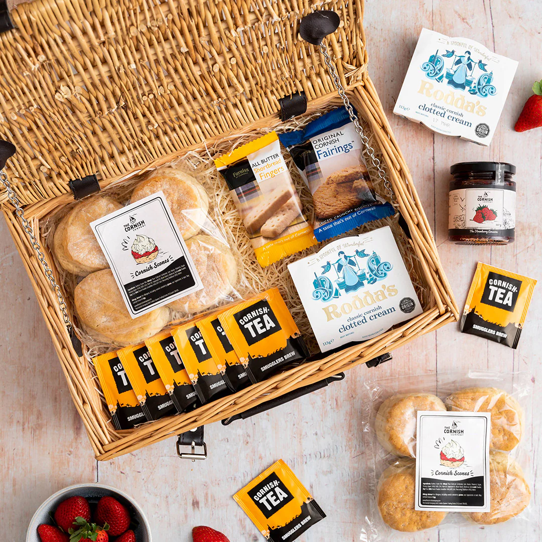 The Cream Tea Hamper Extra Scones, Jam & Cream - Image 4
