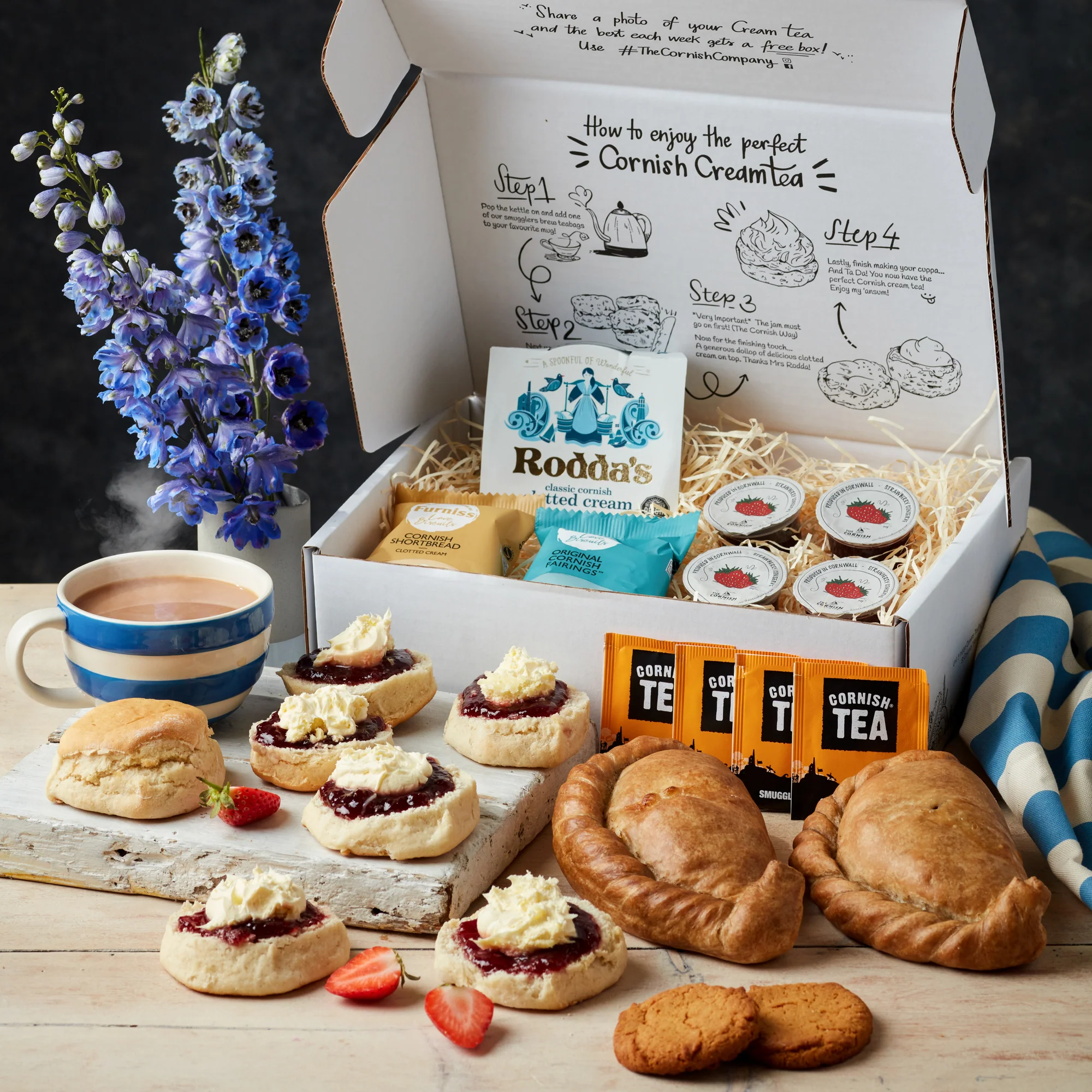The Pasty & Cream Tea Hamper - Image 3