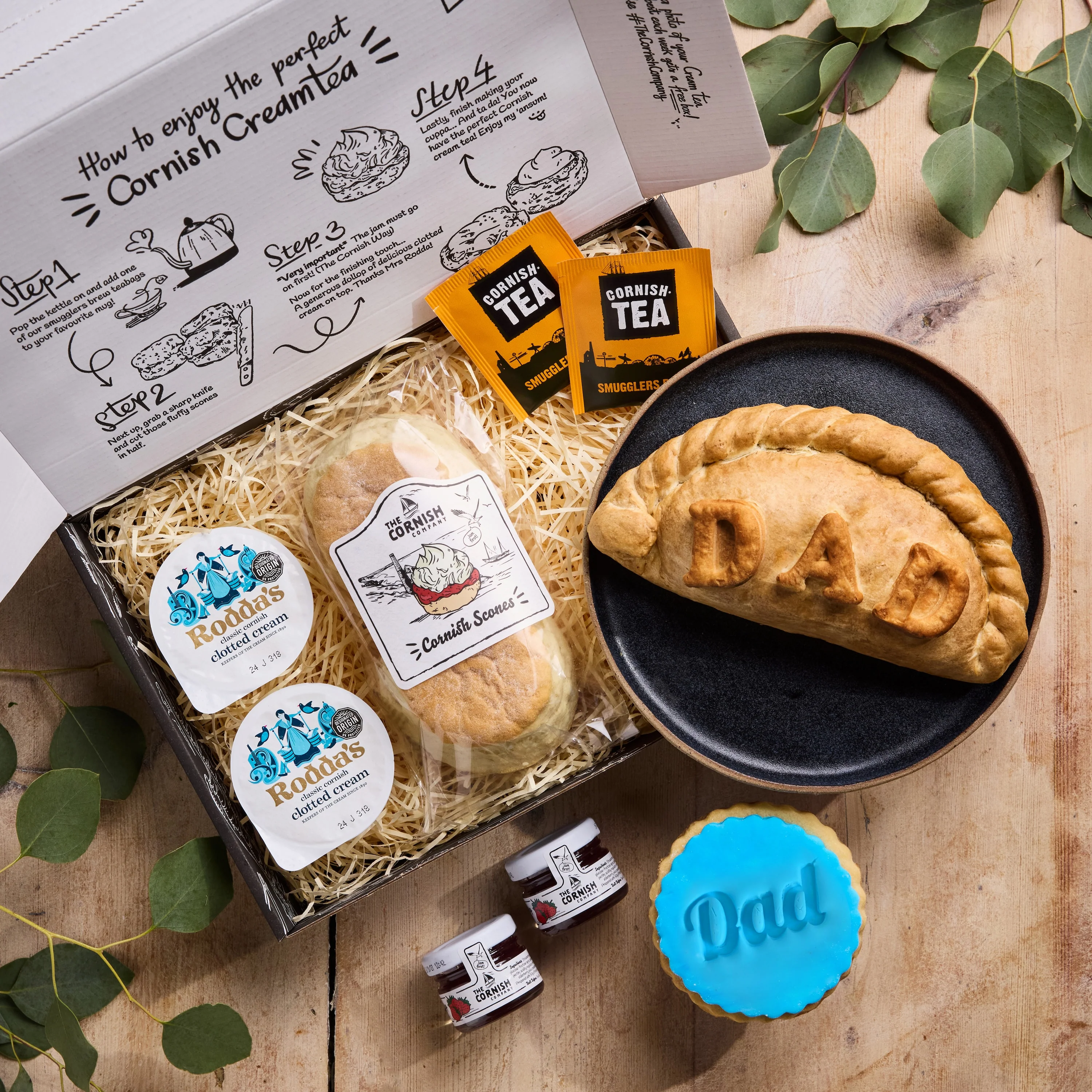 The Dad Pasty & Cream Tea Hamper - Image 3