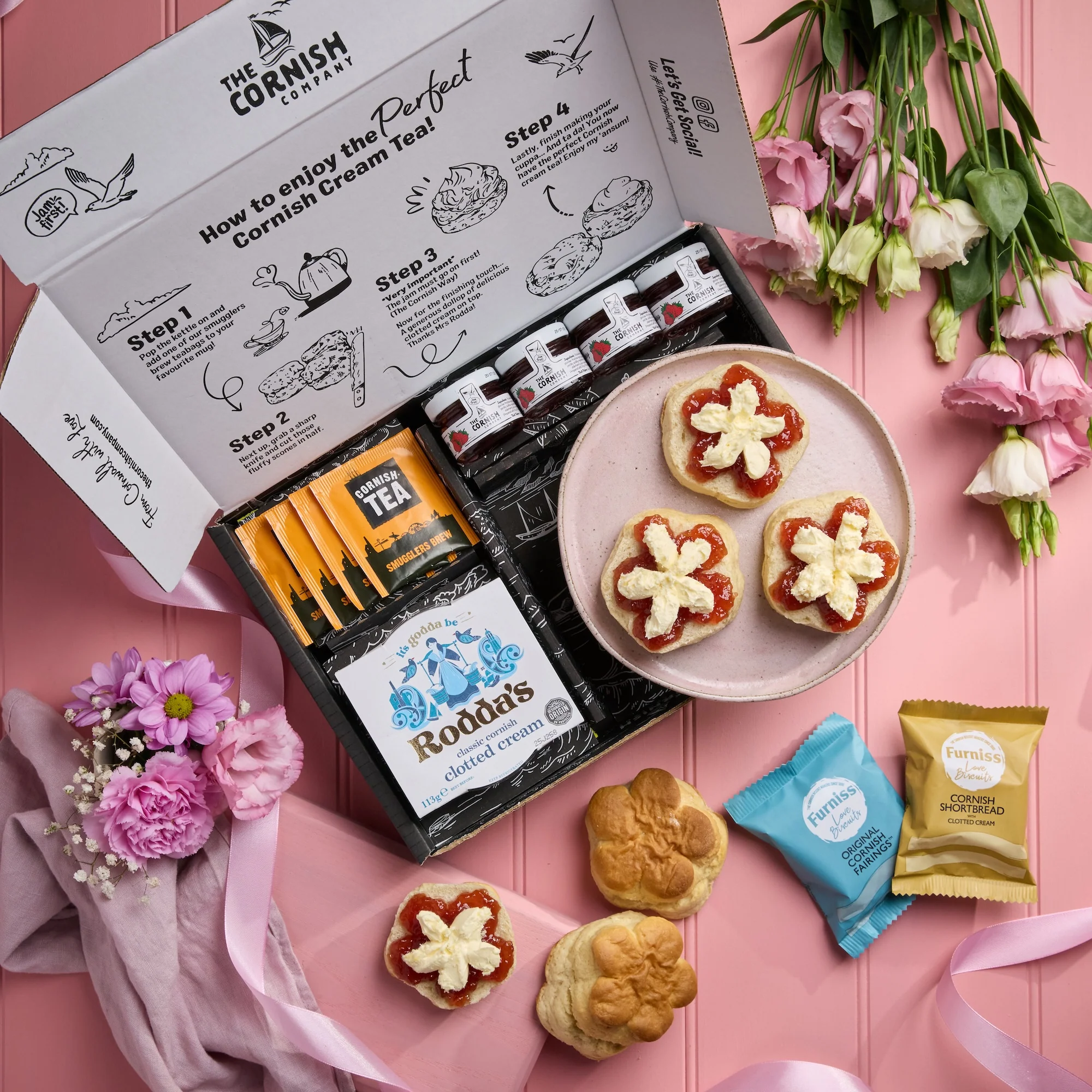 The Flower Scone Cream Tea Hamper - Image 3