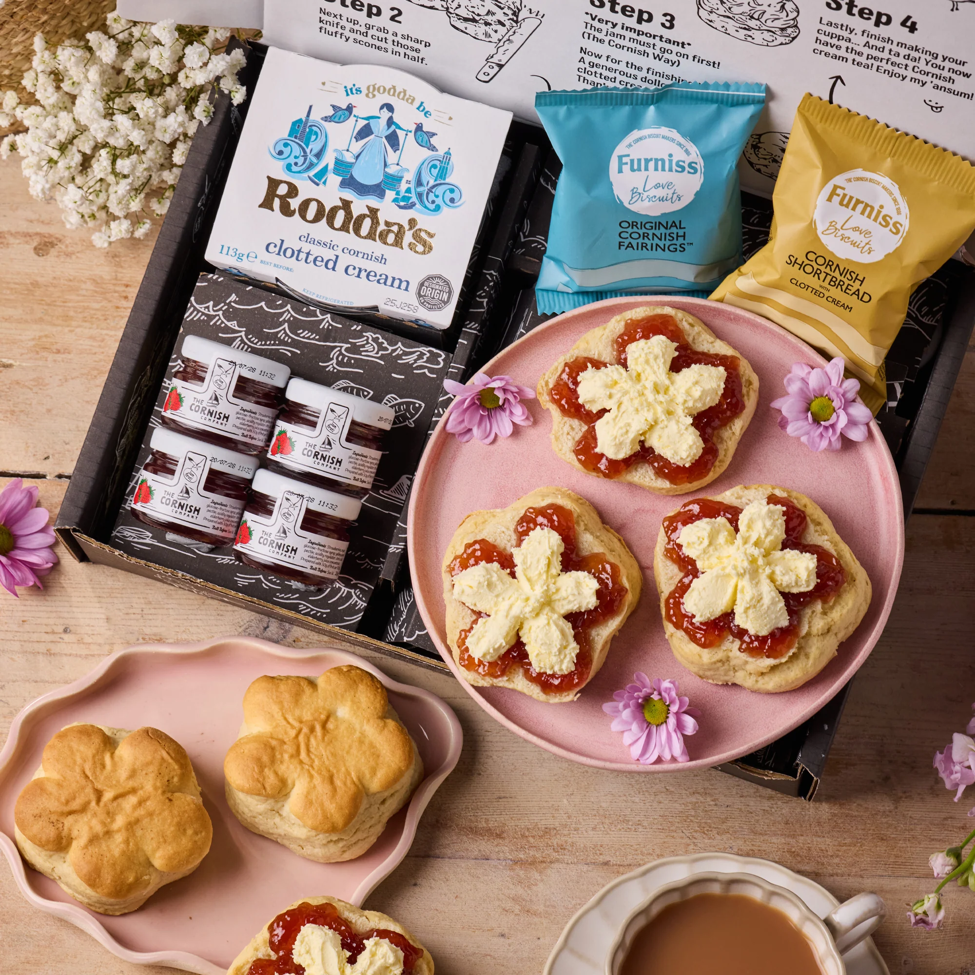 The Flower Scone Cream Tea Hamper - Image 4