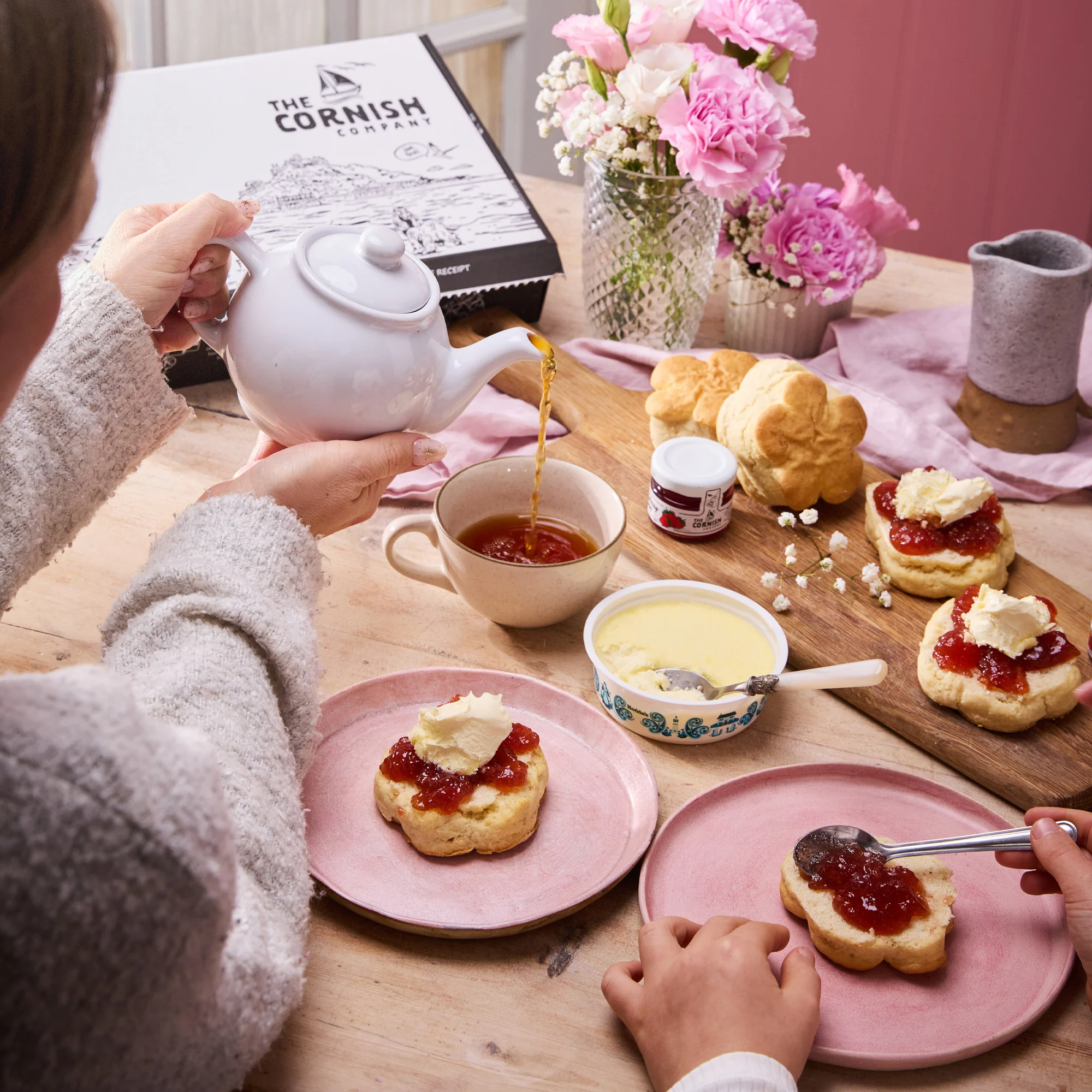 The Flower Scone Cream Tea Hamper - Image 5