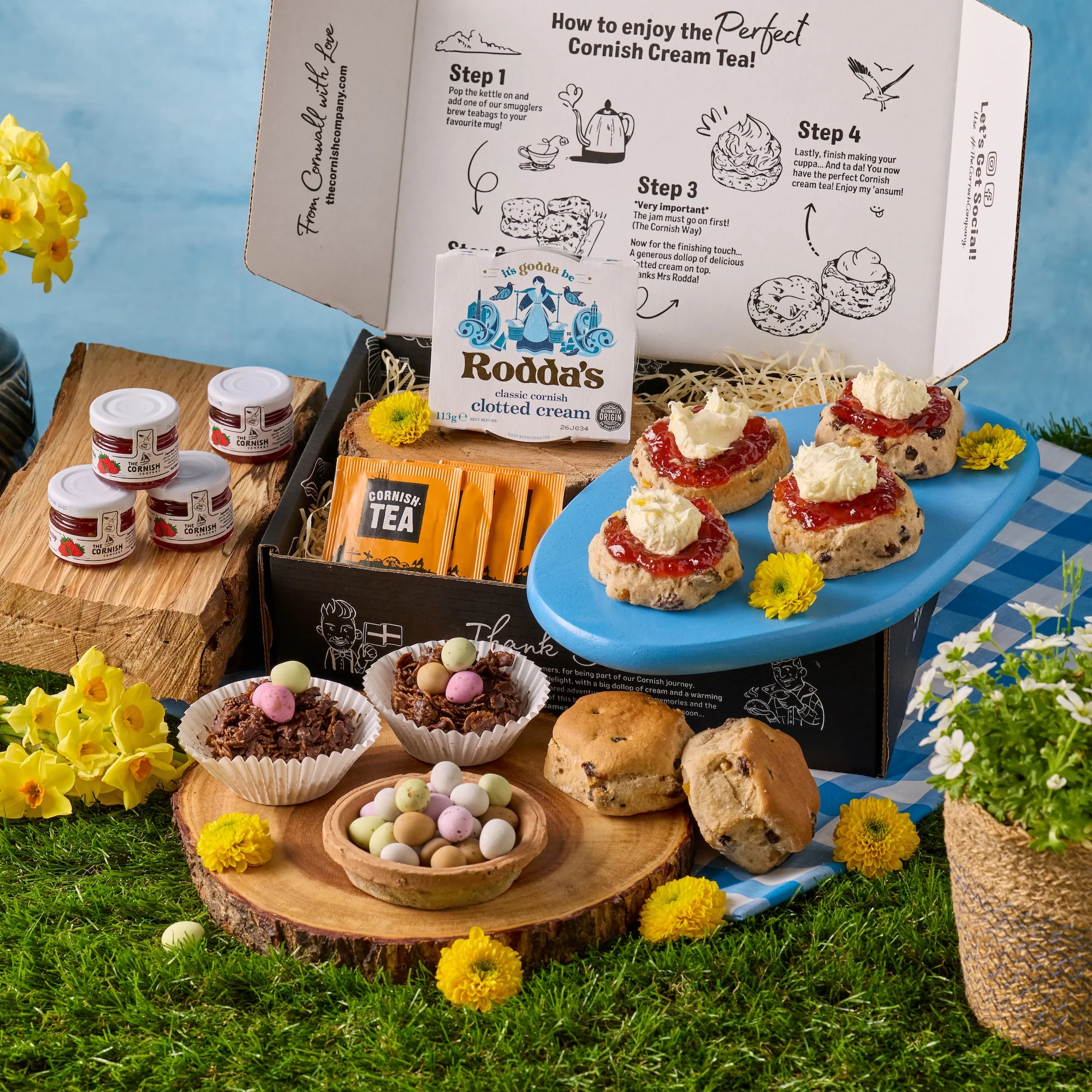 Easter Delight Cream Tea Hamper